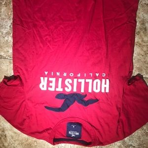 Red Hollister Crew Neck